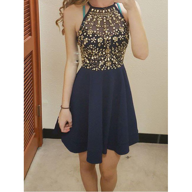 navy homecoming dresses