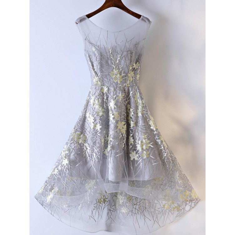 silver short prom dresses