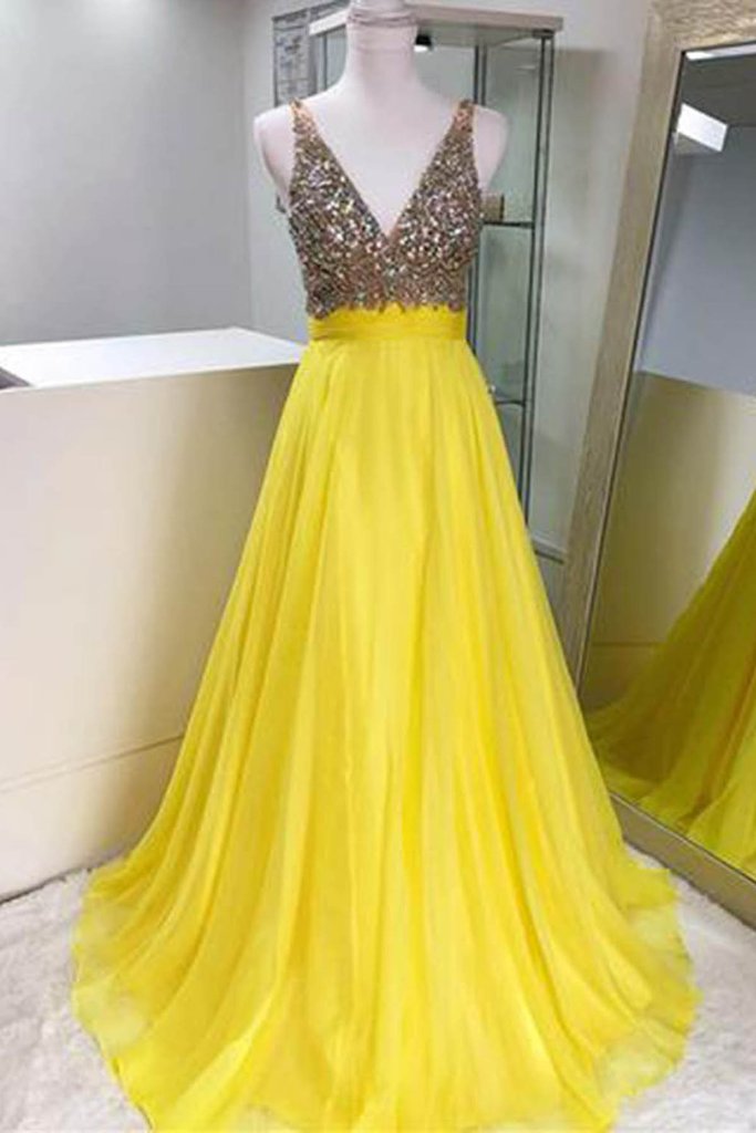 stunning yellow dresses