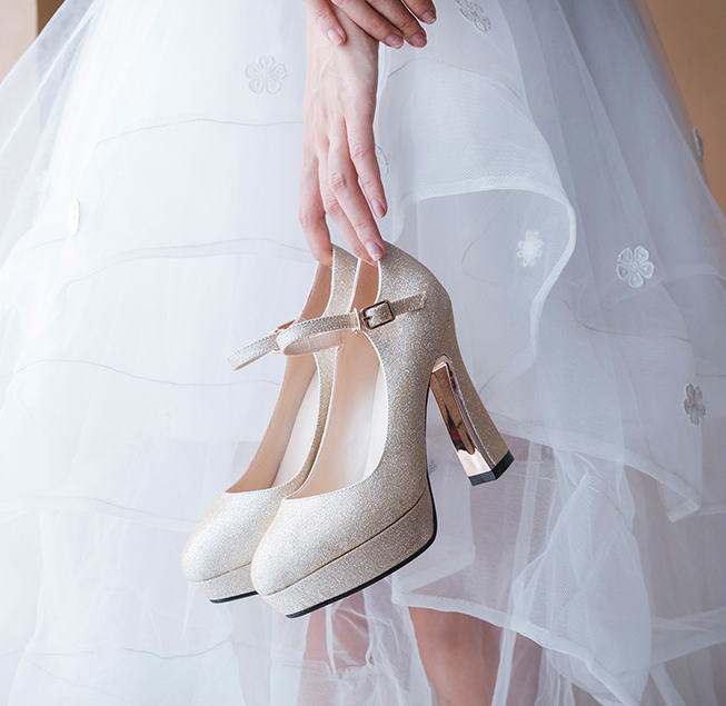 wedding heels thick heel