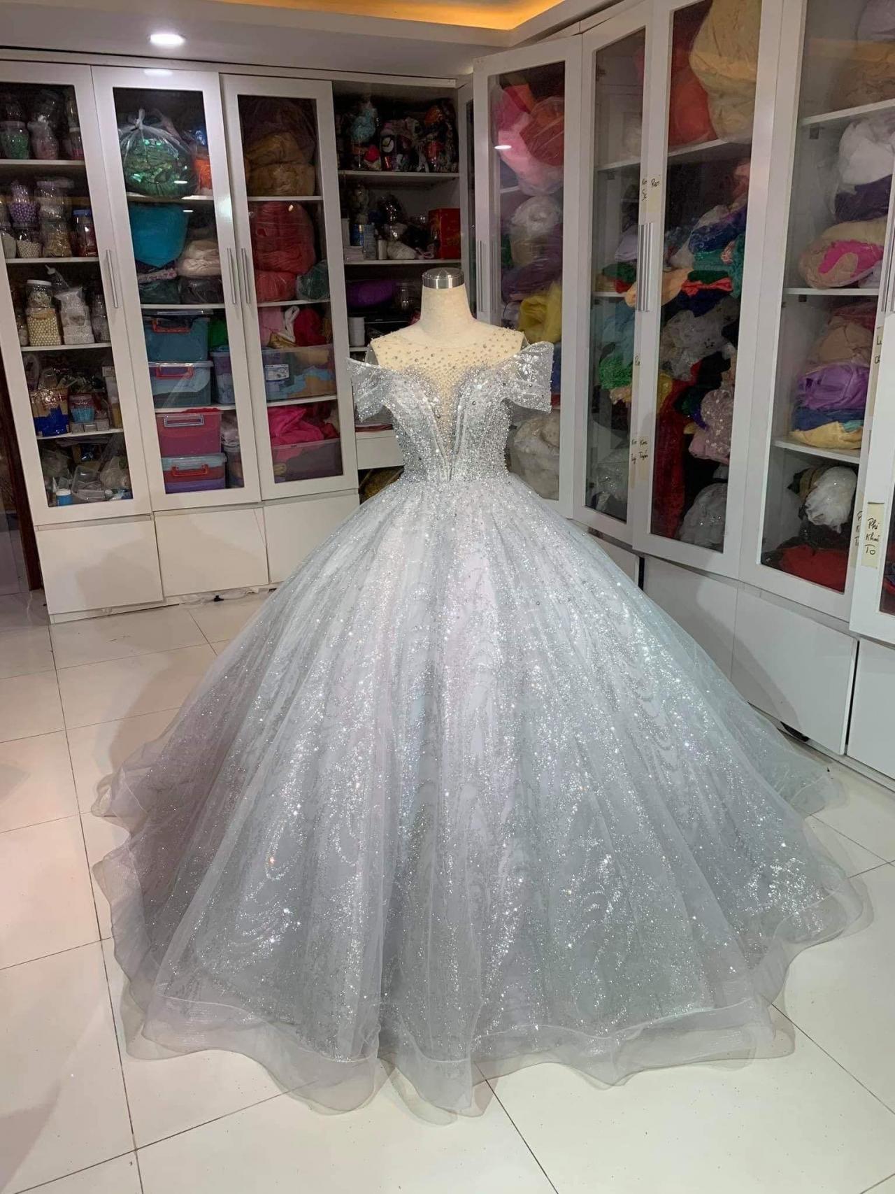 SPD1099,Charming Silver Sequin Off the Shoulder A Line Quinceanera Dress,sweet 16 dress