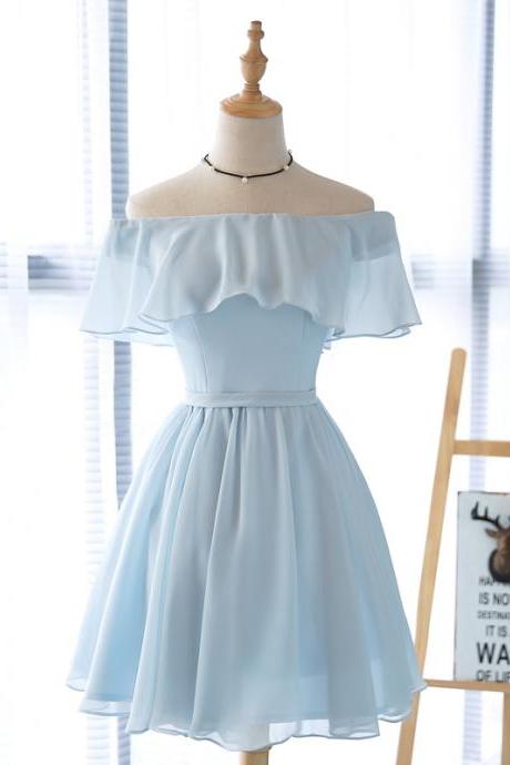 Beautiful Light Blue Party Dress , Charming Party Dress